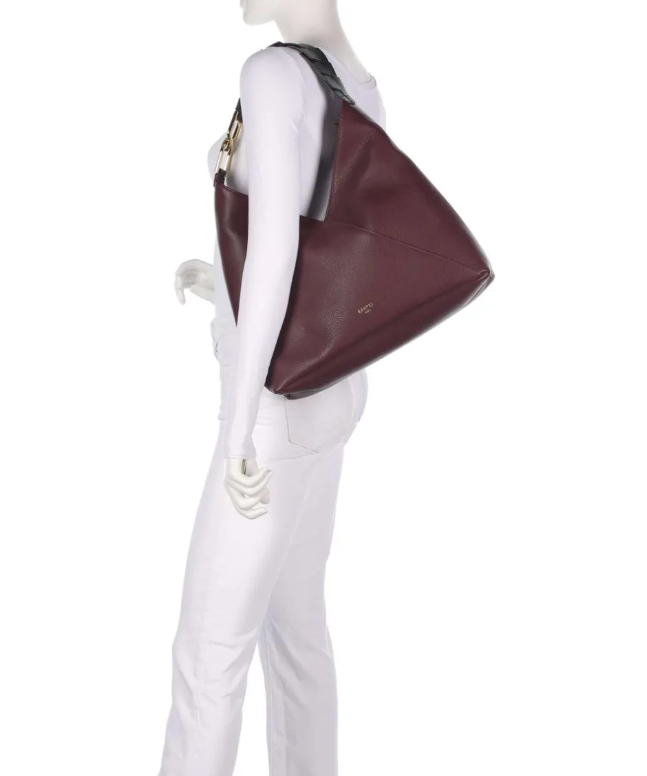 Lancel Shoulder Bags|Hobo Bags-Pagode L Hobo bag grained cow leather