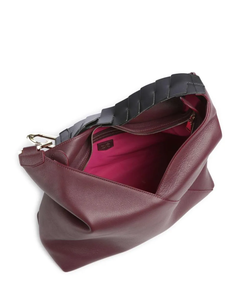 Lancel Shoulder Bags|Hobo Bags-Pagode L Hobo bag grained cow leather