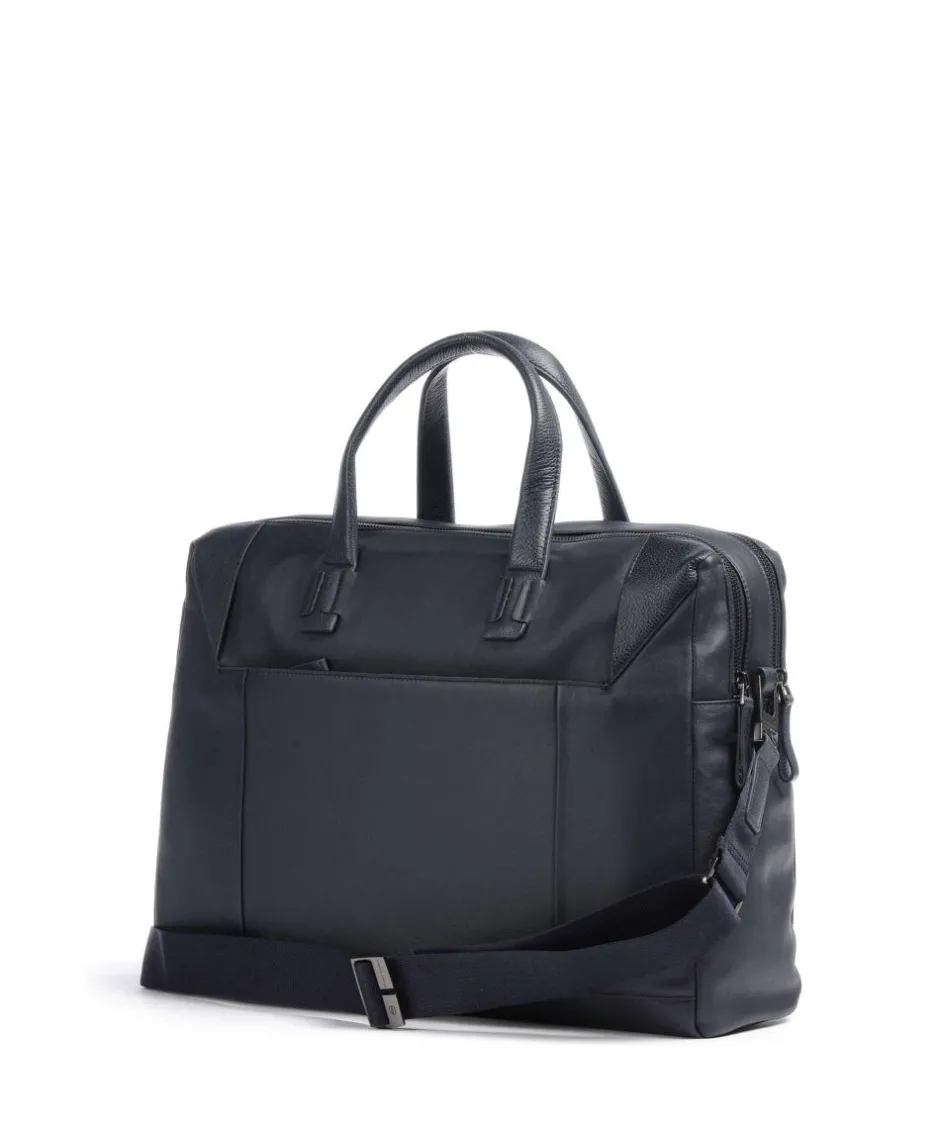 Piquadro Business- & Laptop Bags-Pan Briefcase 15″ fine grain cow leather