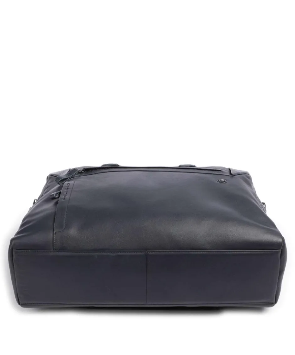 Piquadro Business- & Laptop Bags-Pan Briefcase 15″ fine grain cow leather