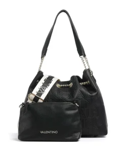 Valentino Bags Shoulder Bags|Hobo Bags-Pansy Bucket bag imitation leather