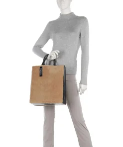 Liebeskind Tote Bags|Handbags-Paper Bag Shearling M Handbag fine grain leather, faux fur