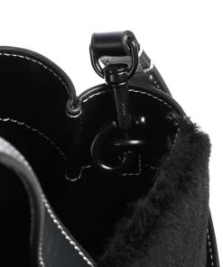 Liebeskind Tote Bags|Handbags-Paper Bag Shearling M Handbag fine grain leather, faux fur