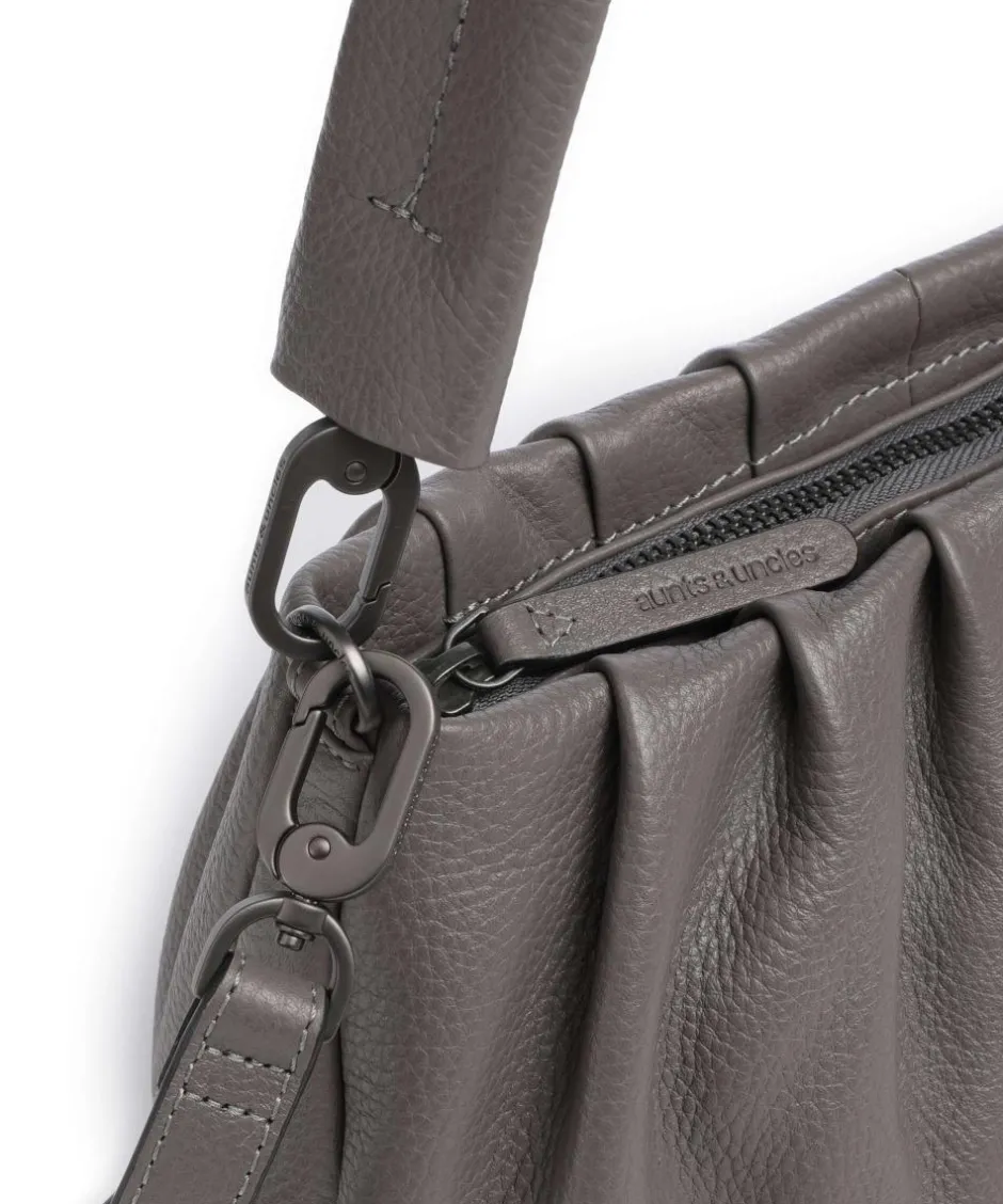 Aunts & Uncles Shoulder Bags-Philocalists Pearl Shoulder bag grained leather