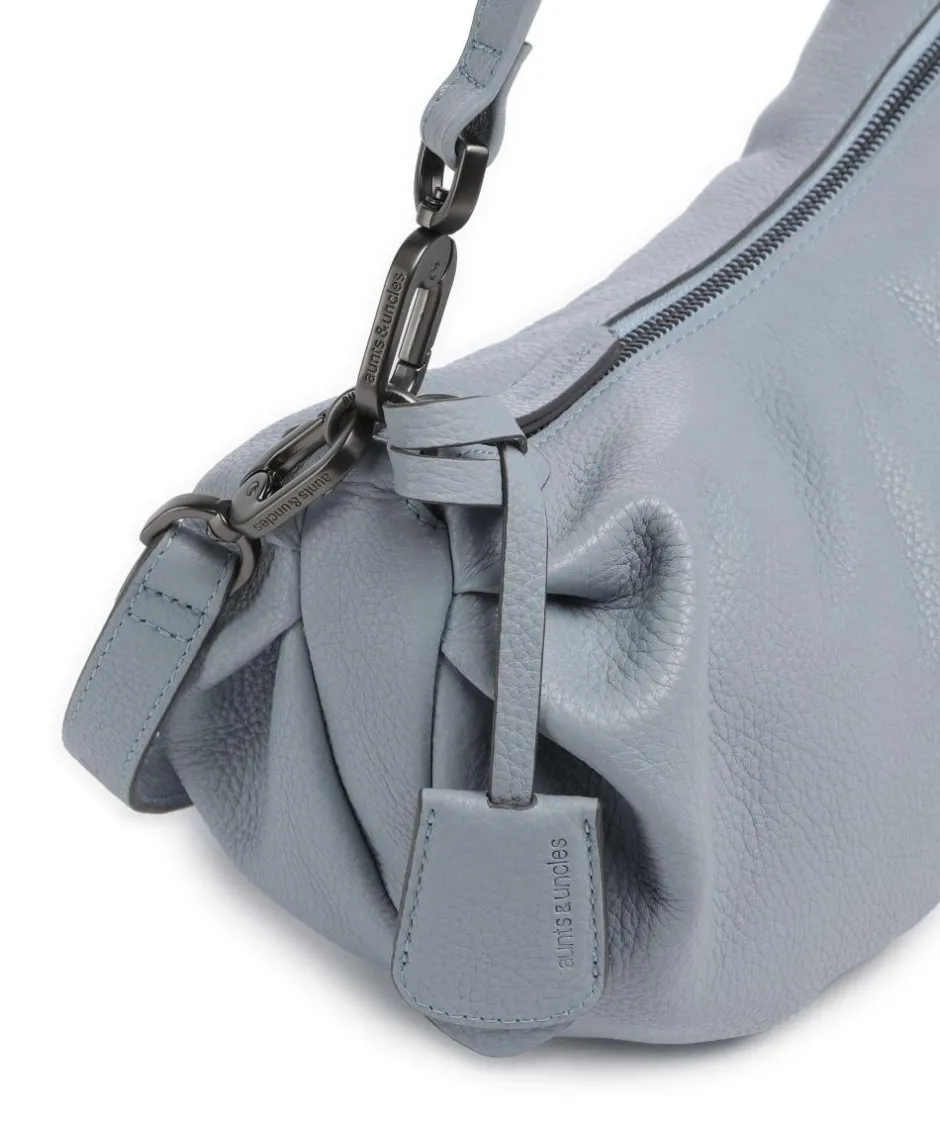 Aunts & Uncles Shoulder Bags|Hobo Bags-Philocalists Sparkle Hobo bag grained leather