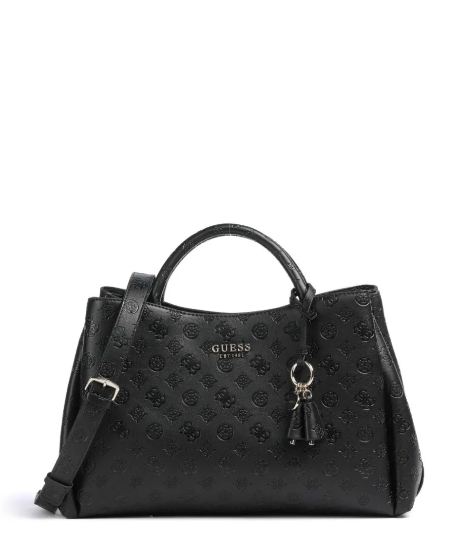 Guess Tote Bags|Handbags-Phoebe Peony Debossed Handbag imitation leather
