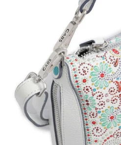 Gabs Shoulder Bags-Phoenix Maioliche Pepita Shoulder bag grained calfskin