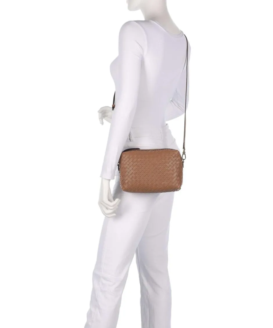 Abro Crossbody Bags-Piuma Kaia Crossbody bag fine grain leather