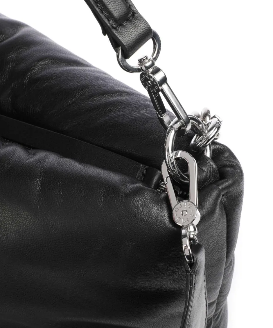 Abro Shoulder Bags|Hobo Bags-Piuma_Lucido Puffer Hobo bag fine grain leather