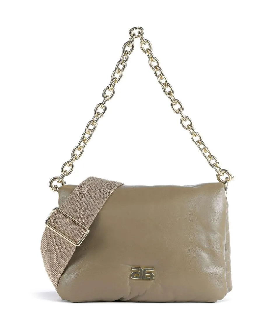 Abro Shoulder Bags|Crossbody Bags-Piuma_Lucido Puffer Shoulder bag soft cow leather