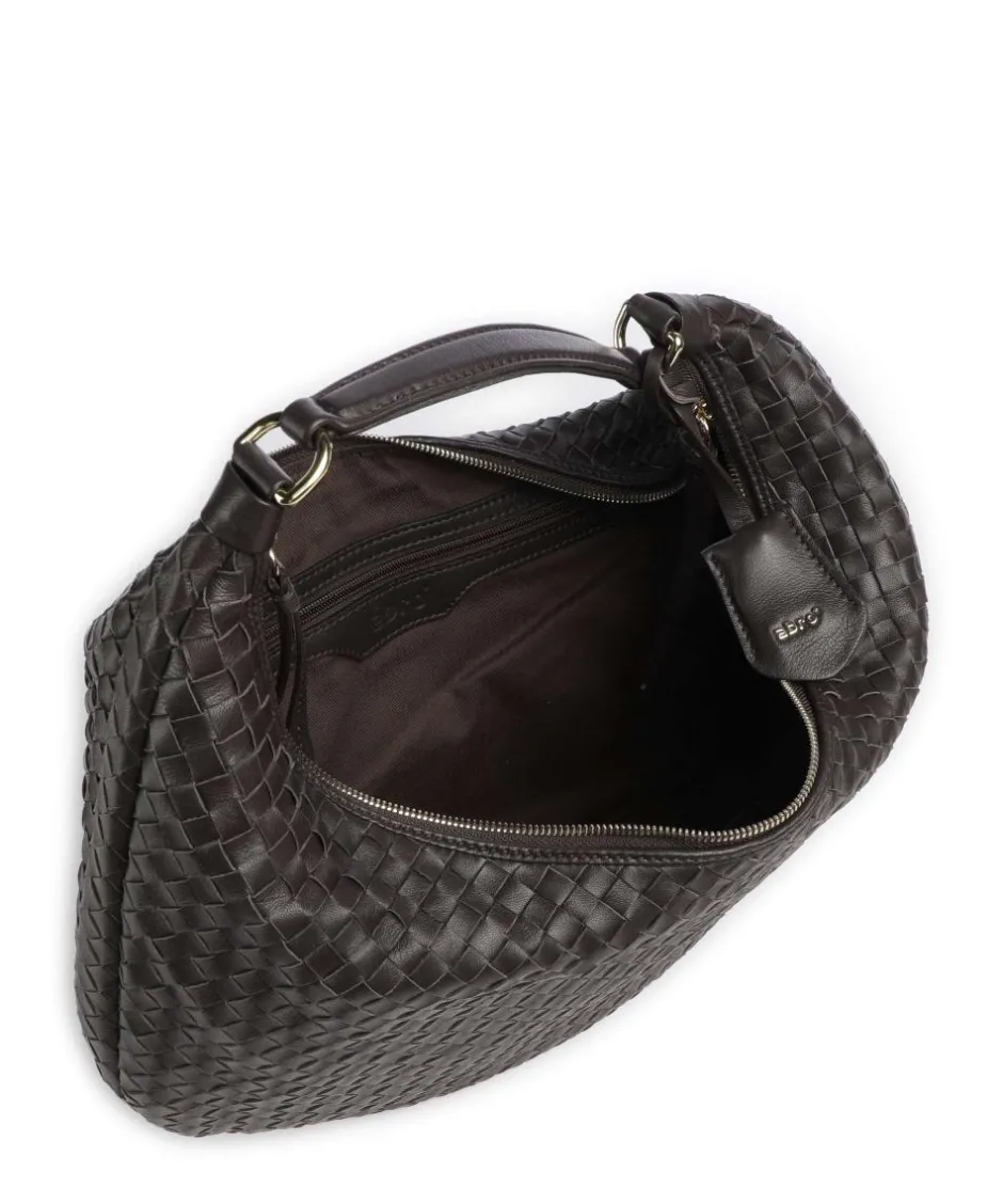 Abro Shoulder Bags|Hobo Bags-Piuma Nana Hobo bag fine grain leather