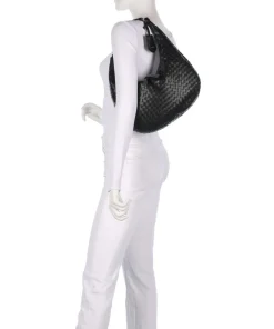 Abro Shoulder Bags|Hobo Bags-Piuma Nana Small Hobo bag fine grain leather