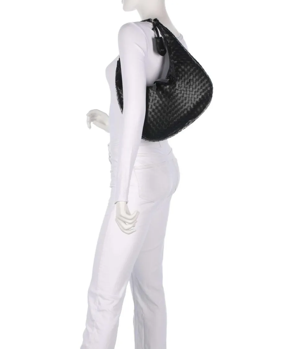 Abro Shoulder Bags|Hobo Bags-Piuma Nana Small Hobo bag fine grain leather