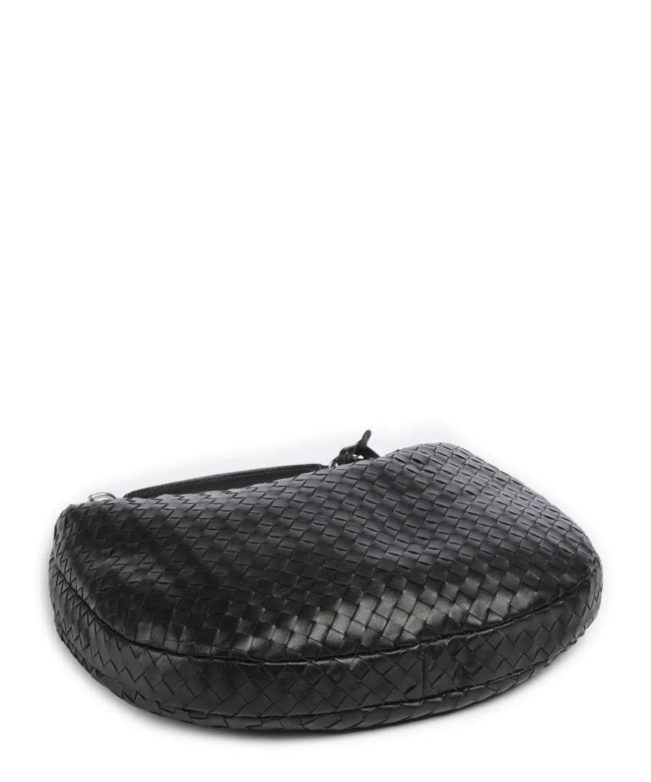 Abro Shoulder Bags|Hobo Bags-Piuma Nana Small Hobo bag fine grain leather