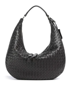 Abro Shoulder Bags|Hobo Bags-Piuma Nana Small Hobo bag fine grain leather