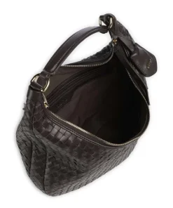 Abro Shoulder Bags|Hobo Bags-Piuma Nana Small Hobo bag fine grain leather