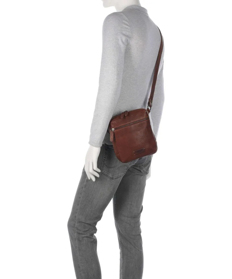 Jack Kinsky Crossbody Bags-Porto 9 Crossbody bag fine grain leather