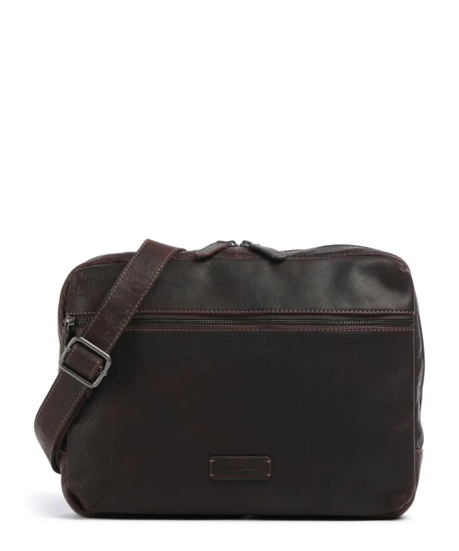 Jack Kinsky Crossbody Bags-Porto 11 Crossbody bag grained leather