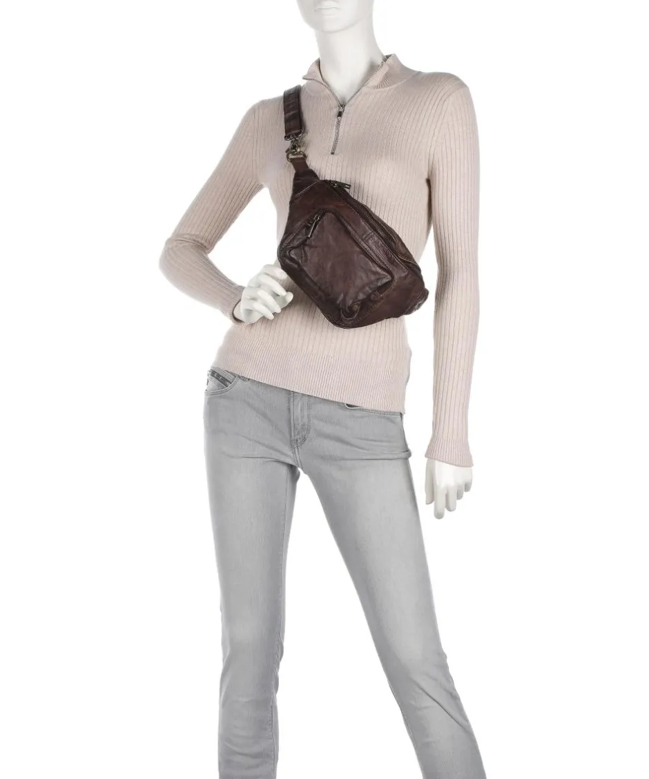 Depeche Fanny Packs|Crossbody Bags-Power Field Fanny pack sheepskin leather