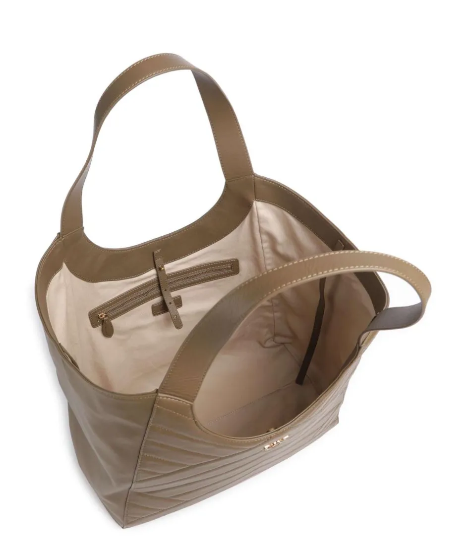 Pinko Tote Bags-Puzzle Tote bag fine grain cow leather