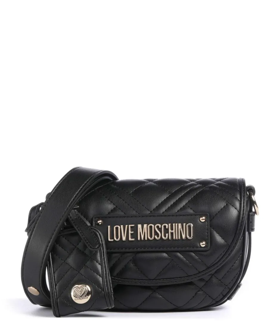 Love Moschino Crossbody Bags-Quilted Crossbody bag imitation leather