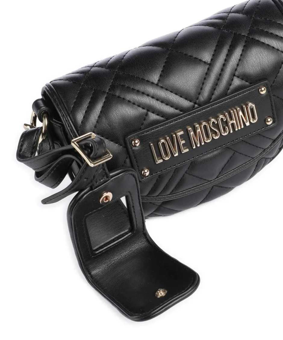 Love Moschino Crossbody Bags-Quilted Crossbody bag imitation leather