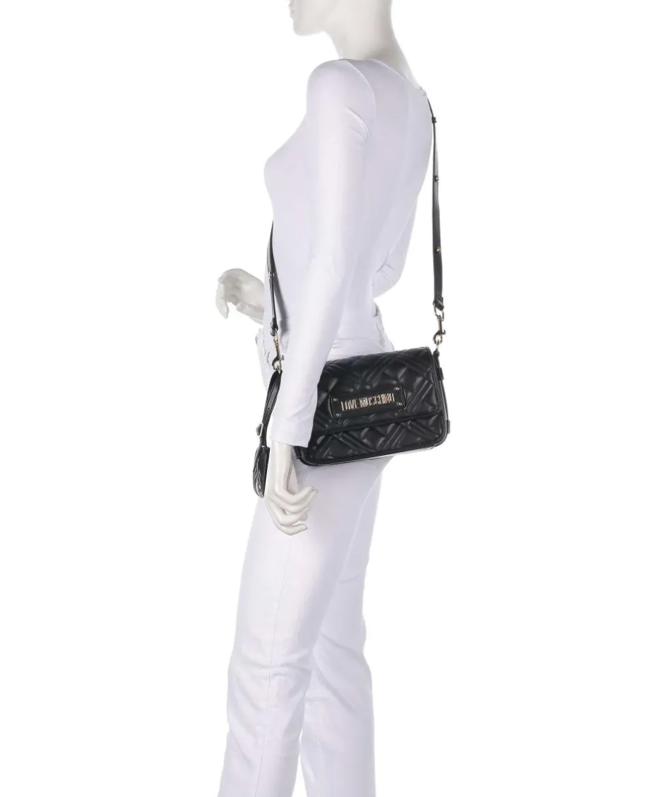 Love Moschino Crossbody Bags-Quilted Crossbody bag imitation leather