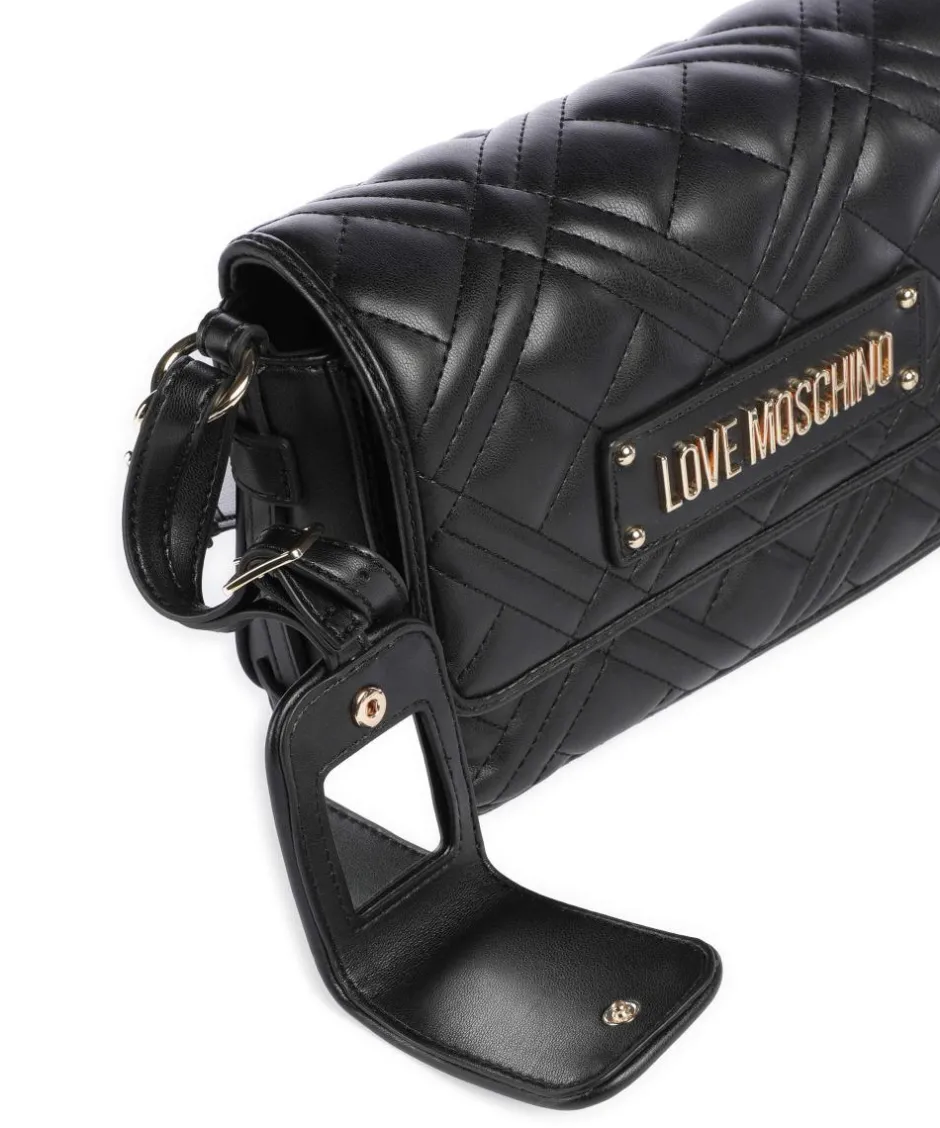 Love Moschino Crossbody Bags-Quilted Crossbody bag imitation leather