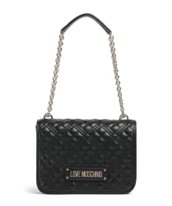 Love Moschino Shoulder Bags|Crossbody Bags-Quilted Laminated Shoulder bag imitation leather