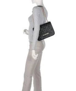 Love Moschino Shoulder Bags|Crossbody Bags-Quilted Laminated Shoulder bag imitation leather