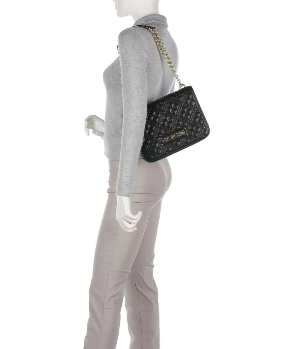 Love Moschino Clutch & Evening Bags|Shoulder Bags-Quilted Shoulder bag imitation leather