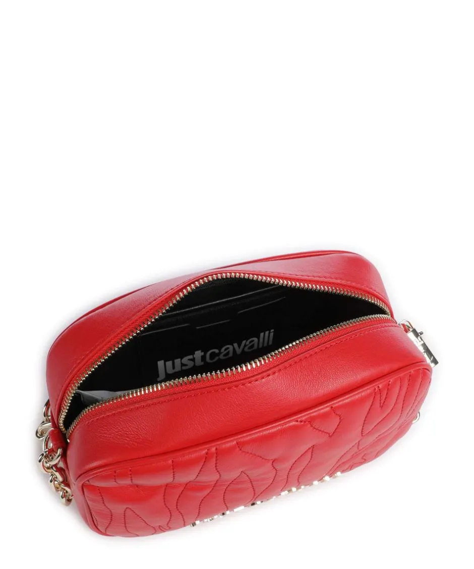 Just Cavalli Crossbody Bags-Quilted Zebra Crossbody bag imitation leather