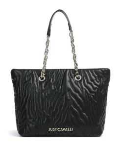 Just Cavalli Tote Bags-Quilted Zebra Tote bag imitation leather
