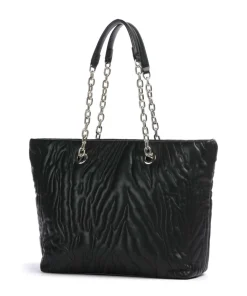 Just Cavalli Tote Bags-Quilted Zebra Tote bag imitation leather