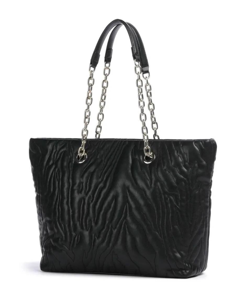 Just Cavalli Tote Bags-Quilted Zebra Tote bag imitation leather