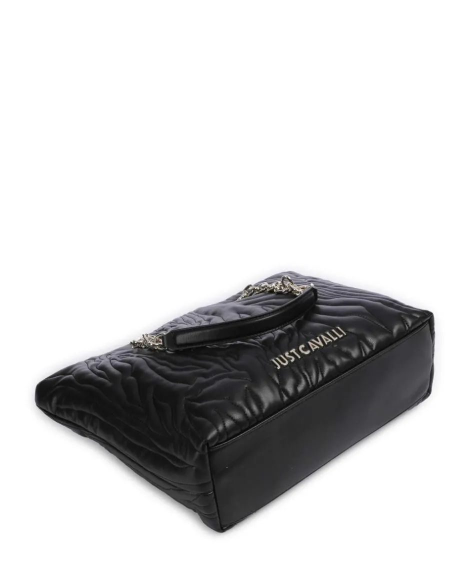 Just Cavalli Tote Bags-Quilted Zebra Tote bag imitation leather
