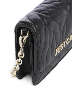 Just Cavalli Wallets|Clutch & Evening Bags-Quilted Zebra Wallet imitation leather