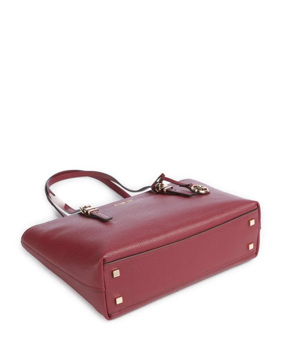 Michael Kors Tote Bags-Quinn Medium Tote bag fine grain cow leather