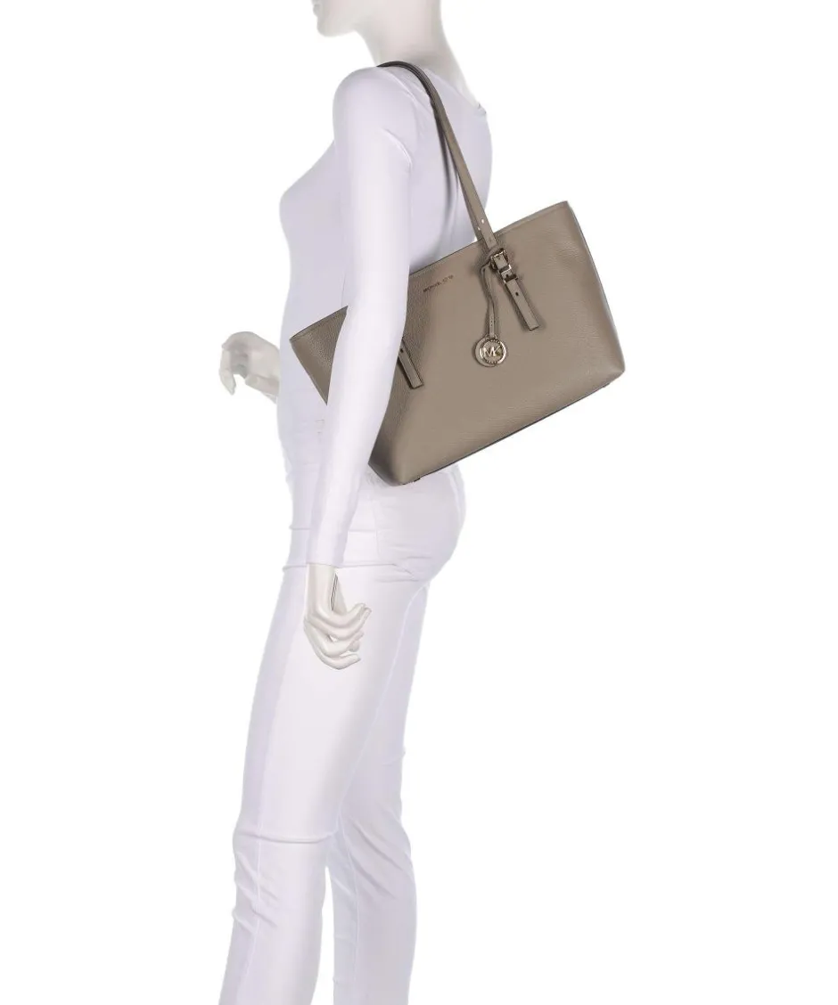 Michael Kors Tote Bags-Quinn Medium Tote bag fine grain cow leather
