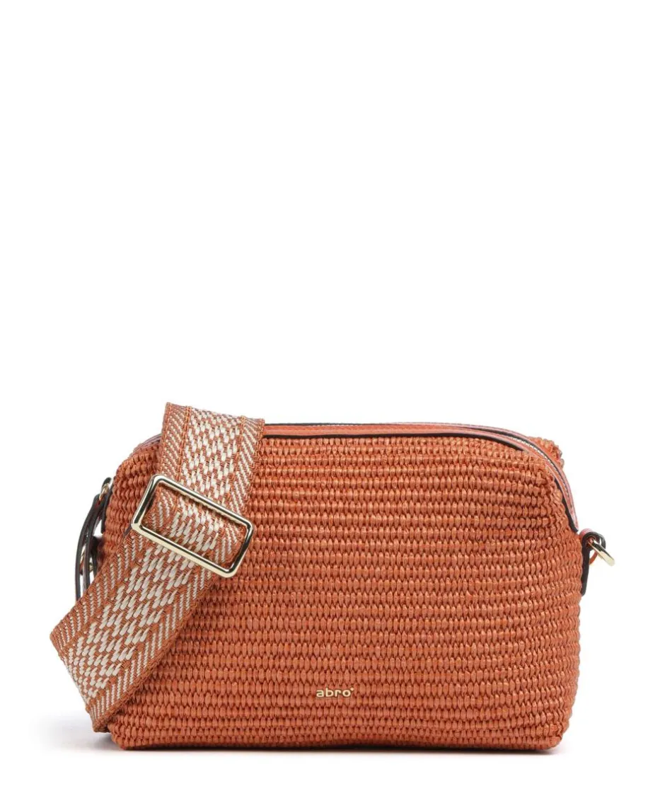 Abro Crossbody Bags-Raffia Kaia Crossbody bag bast