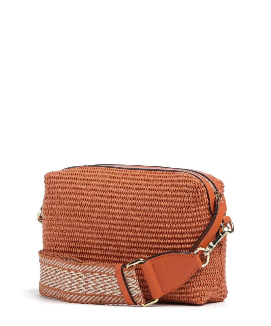 Abro Crossbody Bags-Raffia Kaia Crossbody bag bast