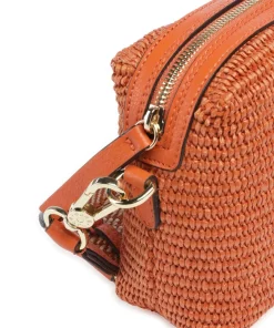 Abro Crossbody Bags-Raffia Kaia Crossbody bag bast