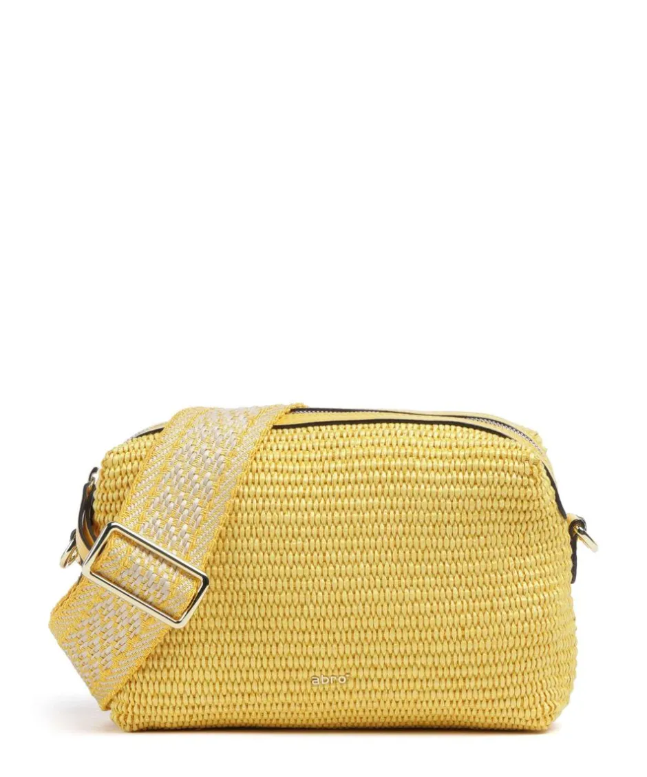 Abro Crossbody Bags-Raffia Kaia Crossbody bag bast