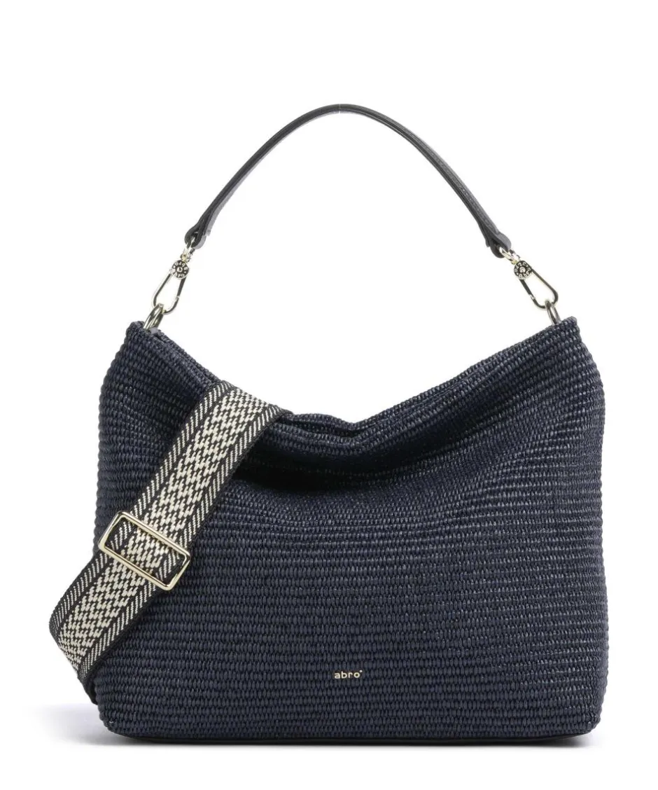 Abro Shoulder Bags|Hobo Bags-Raffia Kaia Hobo bag bast