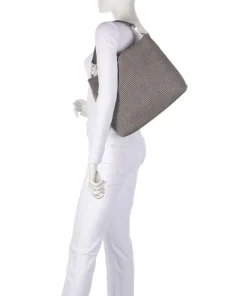 Abro Shoulder Bags|Hobo Bags-Raffia Kaia Hobo bag bast