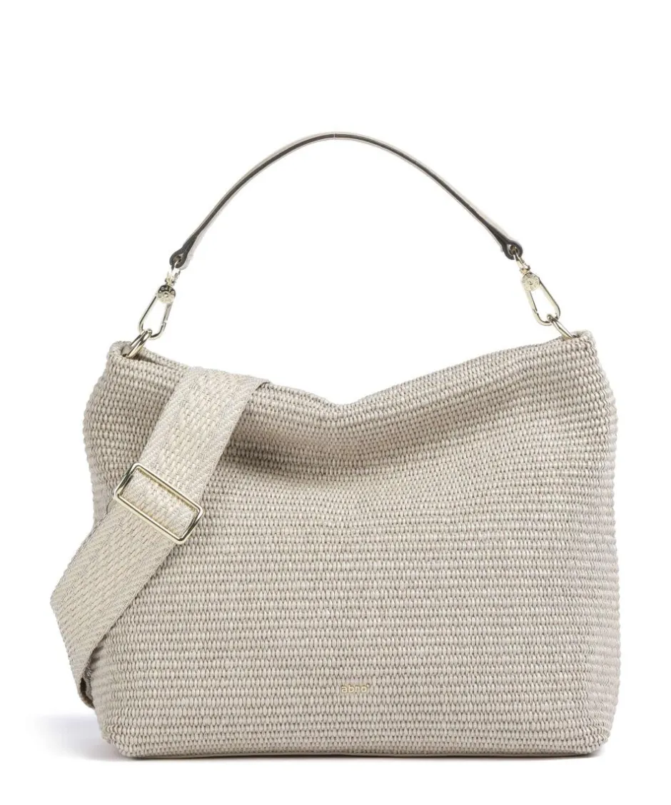 Abro Shoulder Bags|Hobo Bags-Raffia Kaia Hobo bag bast