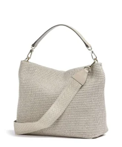 Abro Shoulder Bags|Hobo Bags-Raffia Kaia Hobo bag bast