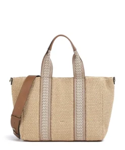 Abro Tote Bags|Handbags-Raffia Kaia Tote bag bast