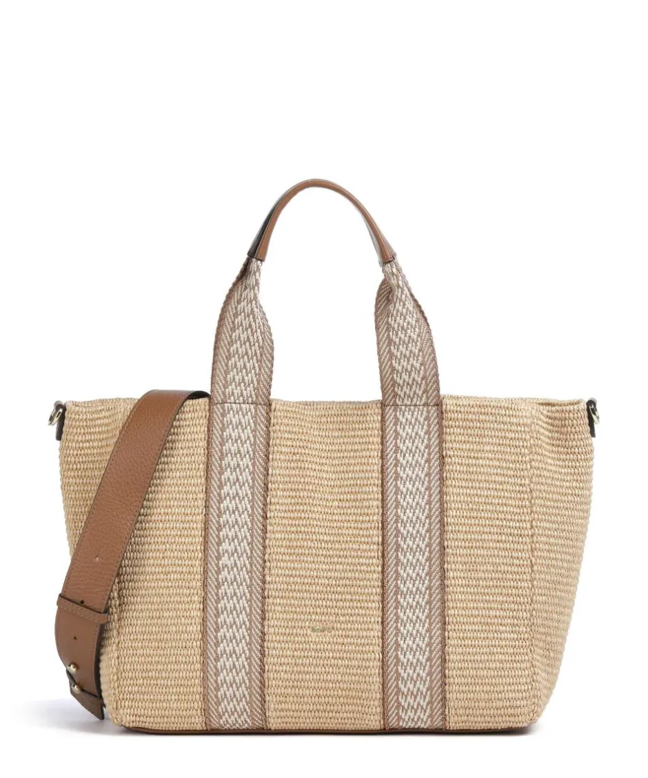 Abro Tote Bags|Handbags-Raffia Kaia Tote bag bast