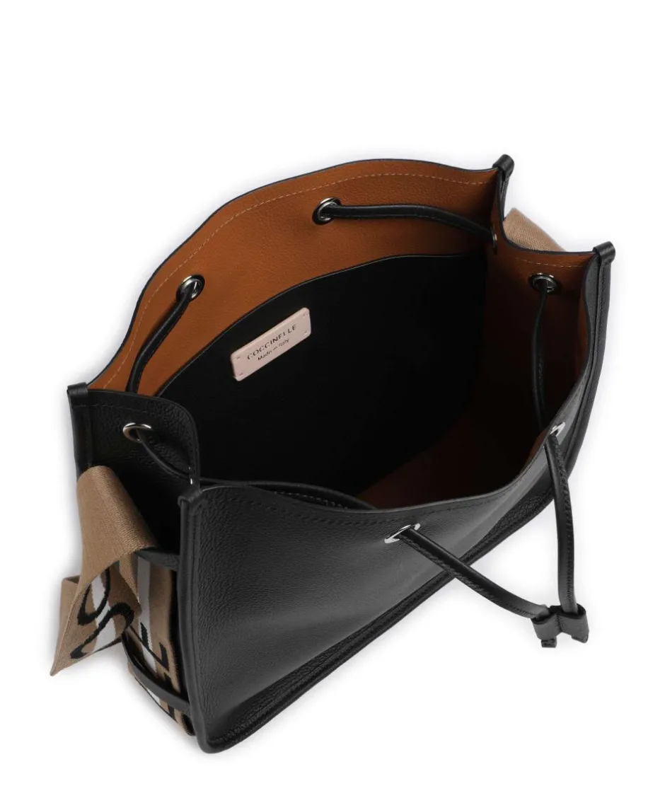 Coccinelle Hobo Bags-Raquel Bucket bag grained cow leather